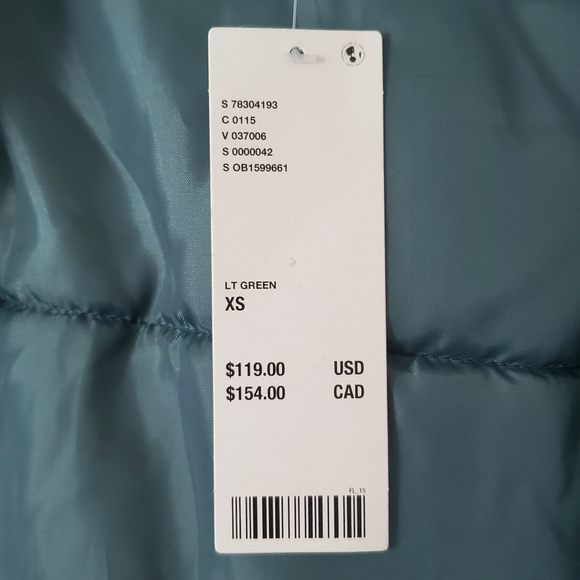 Urban Outfitters BDG Marcy Marble Oversized Insulated Puffy Bomber Jacket XS NWT - Picture 6 of 16